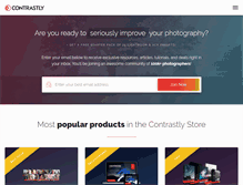 Tablet Screenshot of contrastly.com